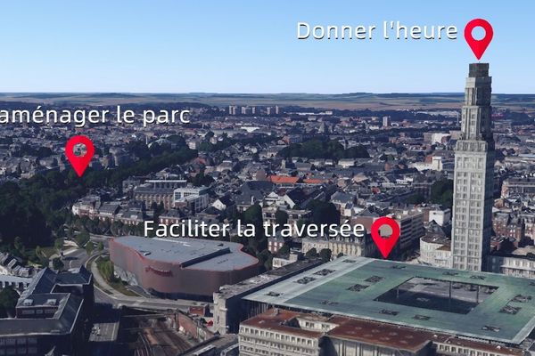 Propositions d'aménagements pour la ville d'Amiens