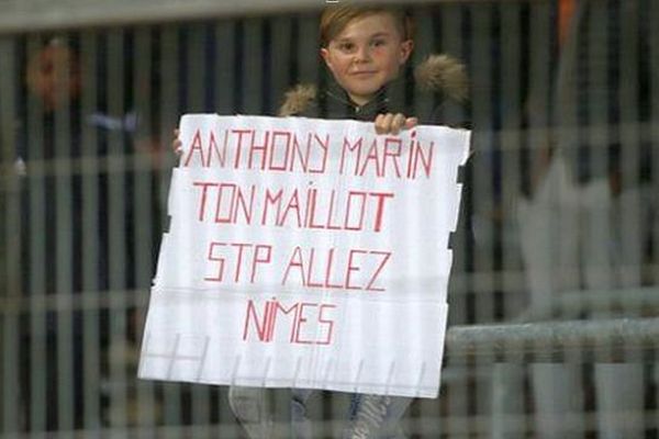 Le jeune supporter d'Anthony Marin