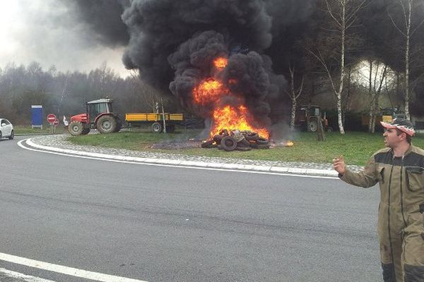 Manifestation à Capvern (65)