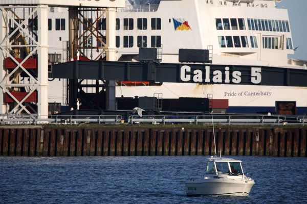 Le Pride of Canterbury photographié dans le port de Calais en 2013. Photo d'illustration.