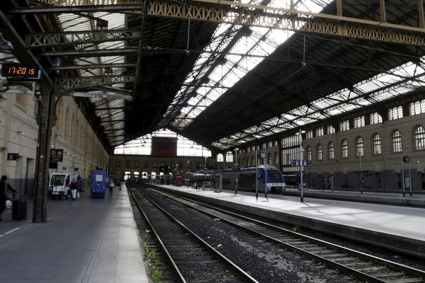 La gare Saint-Charles vide à Marseille le 22 avril dernier.