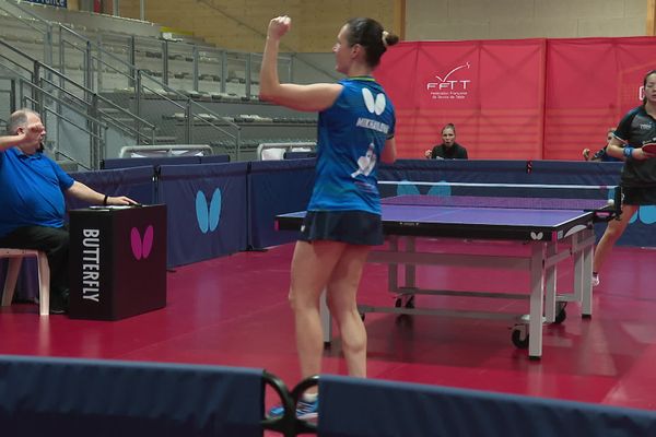 Le TTSQ a gagné contre Poitiers (3-1) lors de 5e journée de Pro A féminine le mardi 12 novembre 2024.