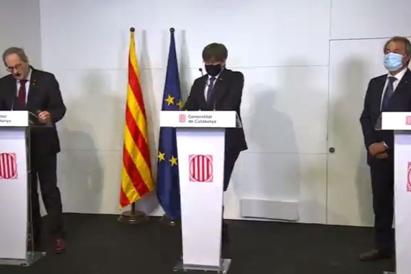 Qui Torra, Carles Puigdemont, Artur Mas