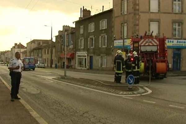 L'avenue du Général Leclerc a été coupée pendant près d'une heure cet après-midi