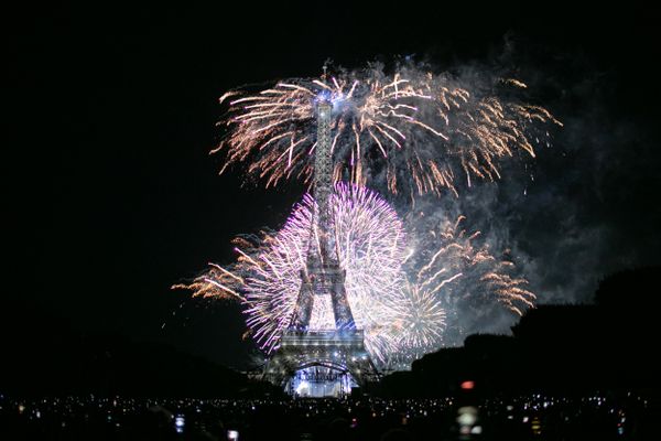 Le feu d'artifice à la Tour Eiffel en 2023