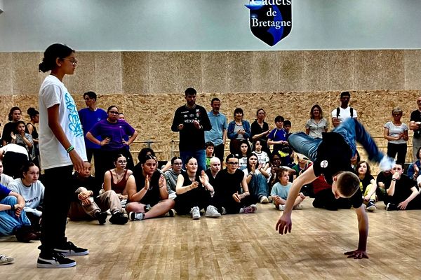 Battle de breakdance à Rennes, épreuve qualificative pour les championnats de France.