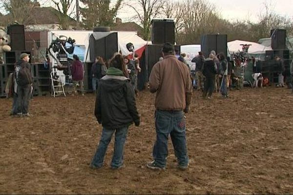 Garchy dans la Nièvre, lieu choisi par les participants à une rave party