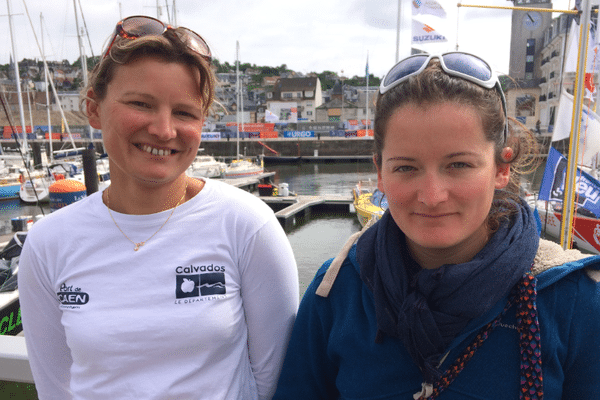 Sophie Faguet et Claire Pruvot, avant le départ