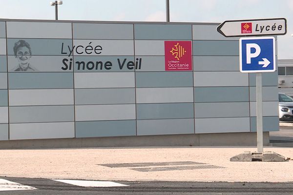 Gignac (Hérault) - le lycée Simone Veil - septembre 2020.