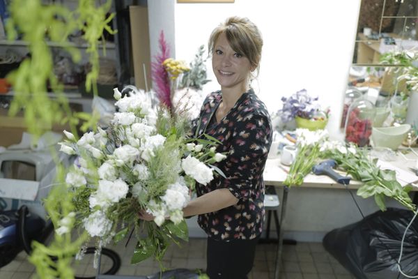 Laure Martin est fleuriste à Nancy : " le reconfinement est un nouveau coup dur pour nous". 