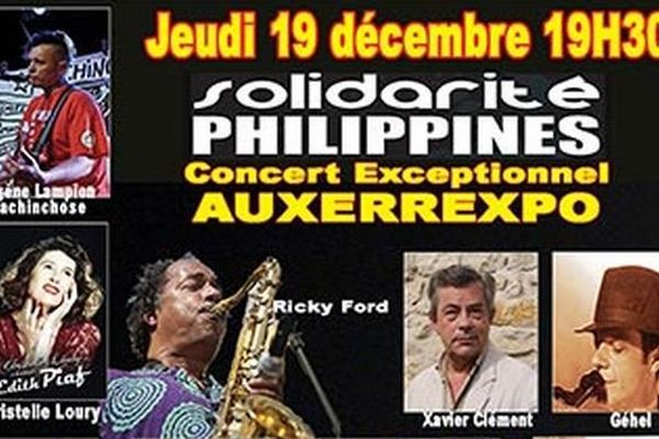 Affiche du concert.