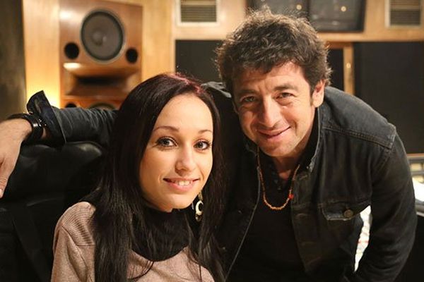 Marina et le parrain du Téléthon 2013, Patrick Bruel.