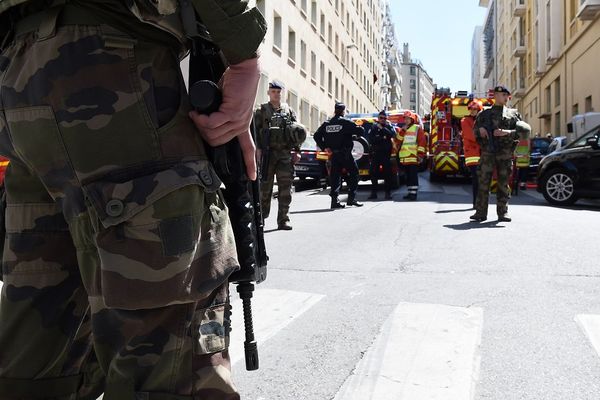 Marseille, le jour de l'interpellation des deux terroristes présumés.