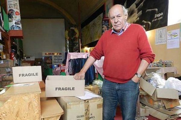 Jean-Marie Roussière, le président de la Banque humanitaire du Pallet en Loire-Atlantique