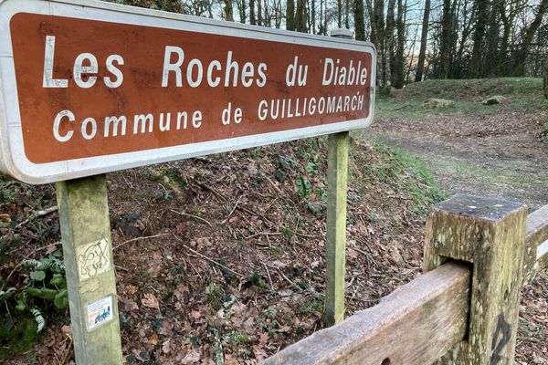 Les Roches du diable, site où la voiture du curé a été retrouvée