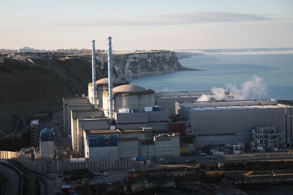 La centrale nucléaire de Penly, le 9 décembre 2022, à Petit-Caux.
