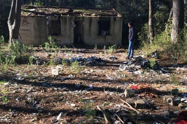 Un promeneur a découvert un sol recouvert de déchets, à Saint-Génies-des-Mourgues, près de Montpellier, dans l'Hérault.