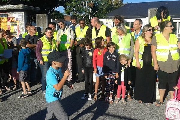 Les parents protestent à Labarthe-de-Neste