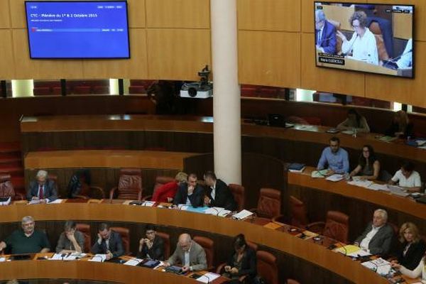 Les débats à l'Assemblée de Corse ce jeudi.