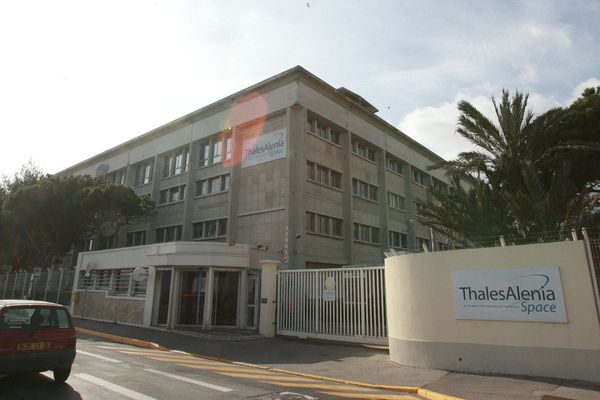 Le site de Thalès Alenia Space à Cannes (Archives)