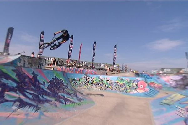 Le BMX Freestyle est une discipline de démonstration aux prochains jeux olympiques, à Tokyo en 2020.