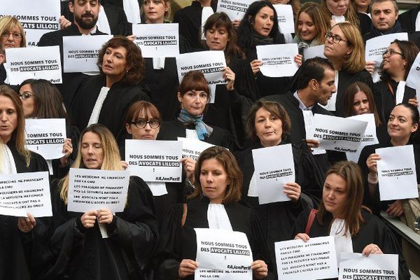 "Nous sommes tous des avocats lillois". Ce mercredi, à Toulouse.