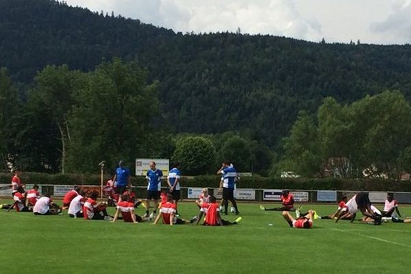 Pendant une semaine les joueurs de l'ASNL sont à Gérardmer pour une semaine de stage. 