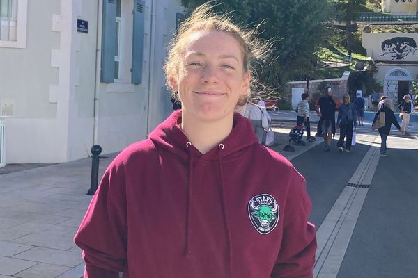 Alice Raffard était bénévole aux épreuves de football, à Bordeaux.