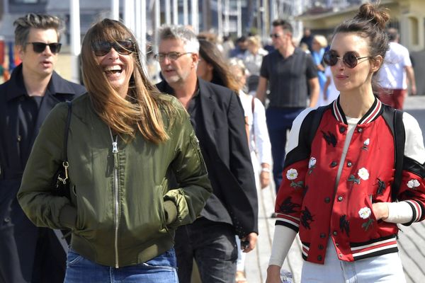 Les membres du jury ont fait un petit tour sur les planches (au premier plan Charlotte Le Bon et Alice Winocour )