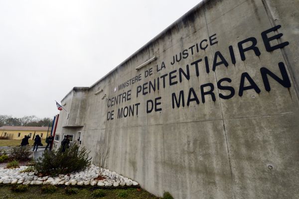 Photo d'illustration. Le centre pénitentiaire de Mont-de-Marsan, photographié en 2015. 