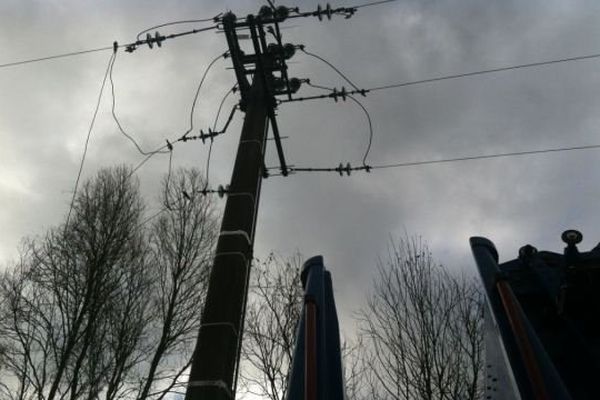 La tempête a surtout endommagé des câbles électriques 