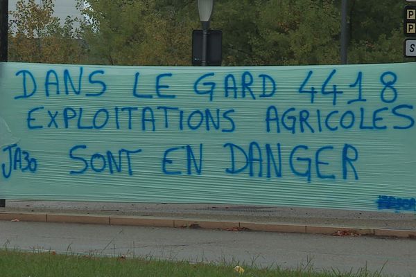 Retard de versement des aides européennes, difficultés financières, calamités agricoles... La colère gronde chez les jeunes agriculteurs du Gard. La nuit dernière, ils ont bâché les panneaux de plusieurs communes du département.