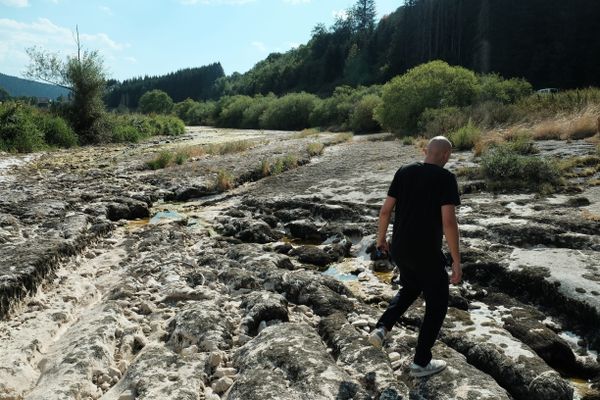 De nombreux cours d'eau sont à sec dans le département.