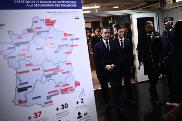 Le ministre de l'Intérieur Gérald Darmanin a annoncé la création de brigades de sécurisation des transports en commun à Montpellier, Nîmes et Perpignan - 24/11/2022