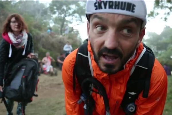 Fabrice Huré dans le documentaire La montagne dans le sang