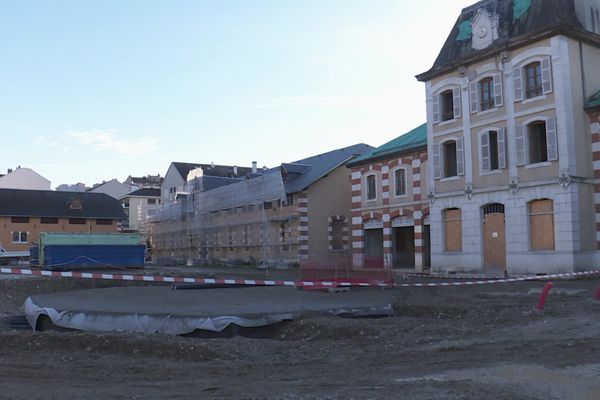 Le chantier du Haras d'Annecy, le 28 novembre 2024.