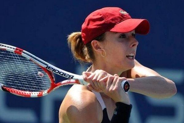 Alizé Cornet au tournoi BNP PARIBAS LUXEMBOURG.