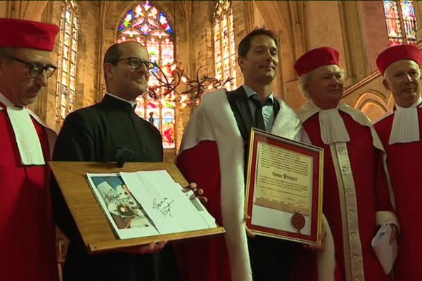 Le spationaute français Thomas Pesquet est l'invité d'honneur de la Jurade de Saint-Emilion ce week-end - 22 septembre 2019