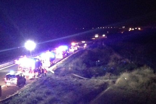 L'accident du minibus sur l'A10 a occasionné un important embouteillage à hauteur de Poitiers.