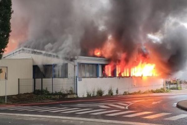 L'incendie s'est déclaré dans la matinée du 30 juin 2024.