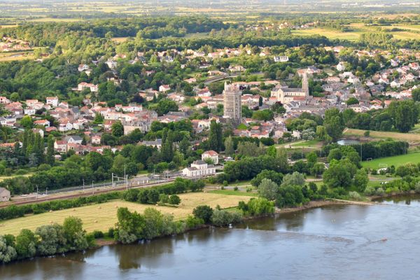 Oudon sur le bord de la Loire