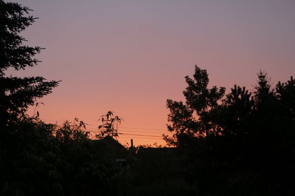 Un coin de ciel ce 5 septembre à 7H mais sous la pluie...