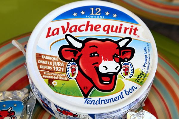 L'ancien logo de La Vache qui rit