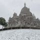 Le Sacré-Coeur sous la neige ce jeudi 21 novembre.