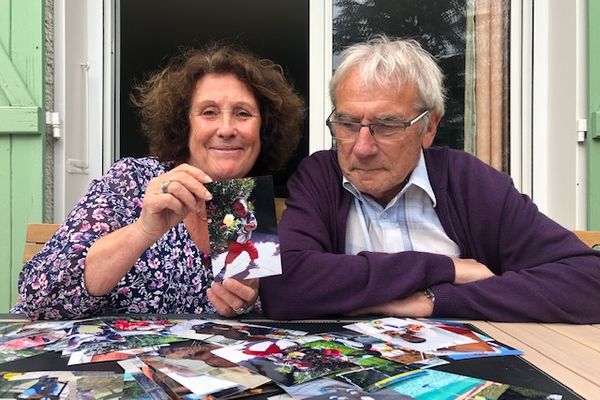 Claudie et Jean-Claude, couple bénévole, a accueilli Rachete, venue seule de la République Démocratique du Congo pour être opéré d'une malformation cardiaque