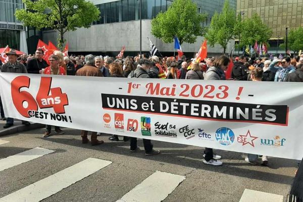 1er mai 2023 : manifestation de l'intersyndicale.