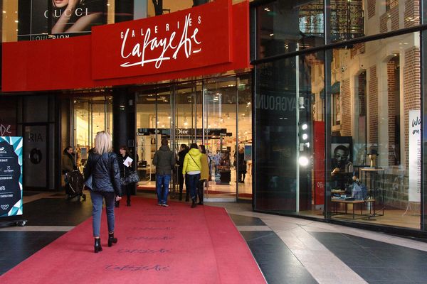 Les galeries Lafayette à Lille.