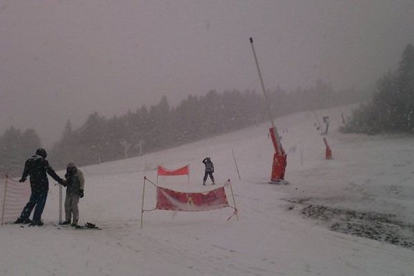 La station de Ax 3 Domaines ce samedi 2 Janvier 2016