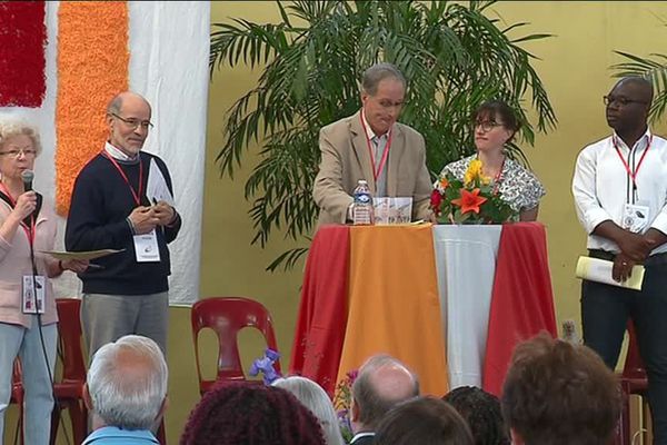 Au synode, à Poitiers, lundi 21 mai 2018.