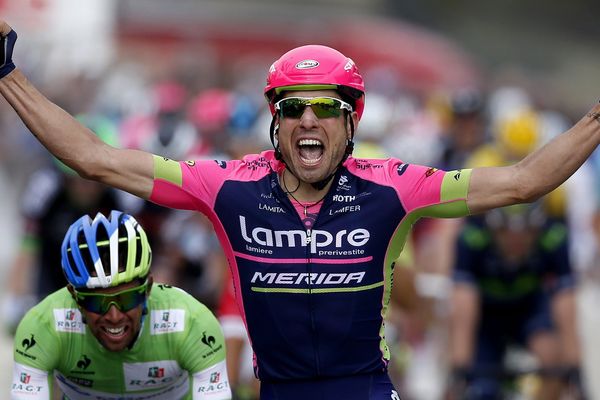 Davide Cimolai (Lampre) vainqueur de la cinquième étape du Paris-Nice 2015 